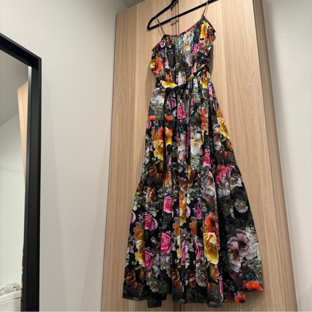 NWT Adam Lippes floral printed voile maxi dress/gown - XL